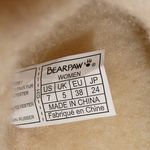 NWT- Bearpaw Loki Women’s Slipper Size 7 - Picture 5 of 8